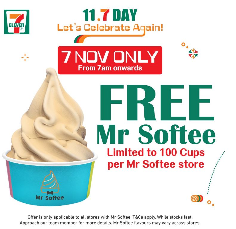 7-Eleven celebrates 11.7 Day with free Mr Softees and 1-for-1 Cornetto, Haagen Dazs ice creams & more from 4 – 10 Nov 20 - 1