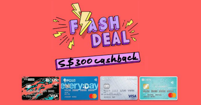 Dbs Posb Offering The Highest Ever 300 Cashback When You Apply For A Credit Card From 21 Dec 10 Jan 21 Moneydigest Sg
