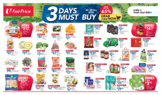 FairPrice 3 days must-buy items from 18 December