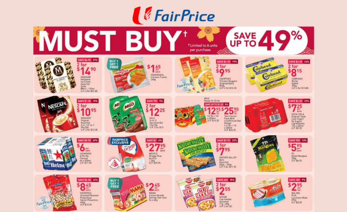 FairPrice Weekly Deals 31 December 2020