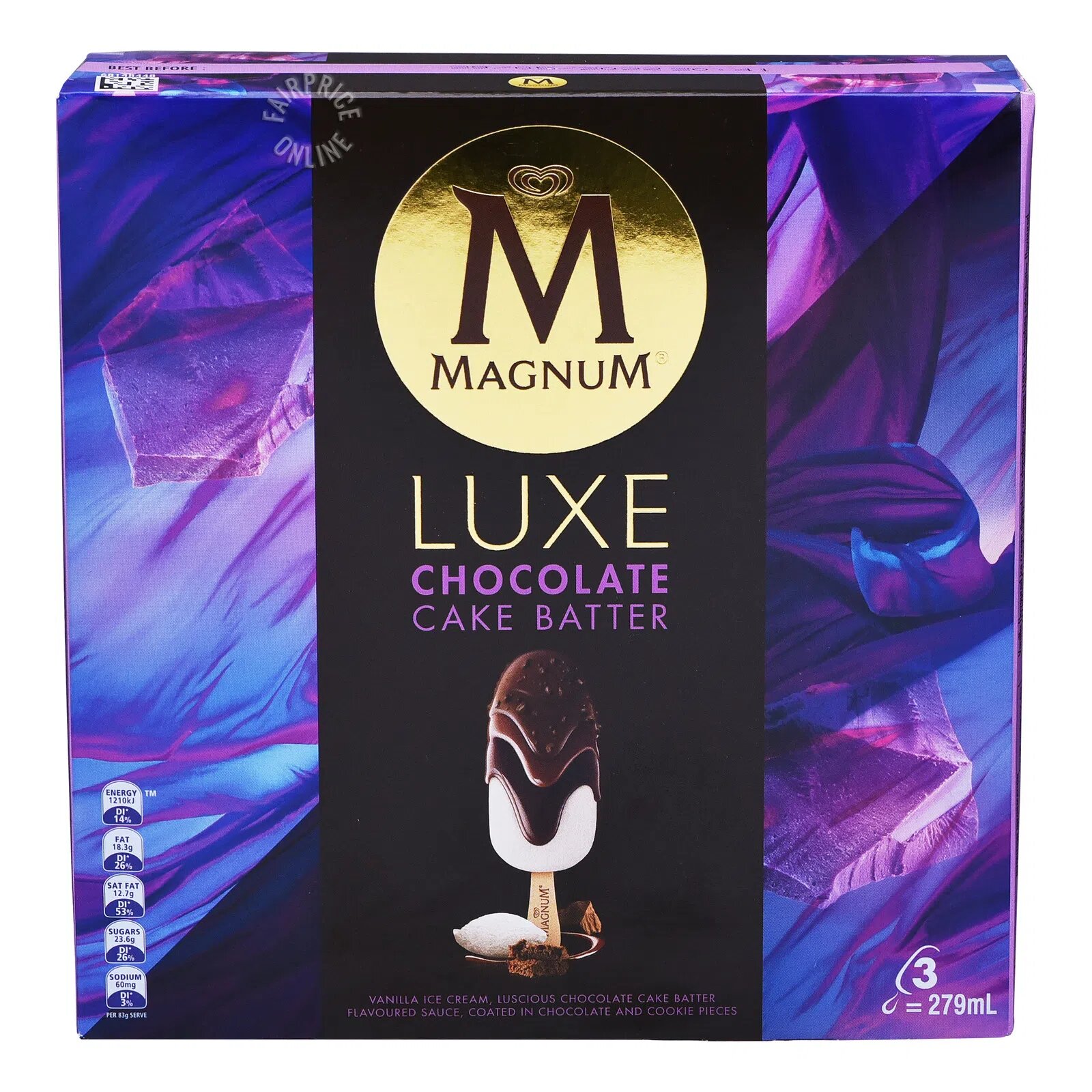 Magnum Luxe Ice Cream - Chocolate Cake Batter