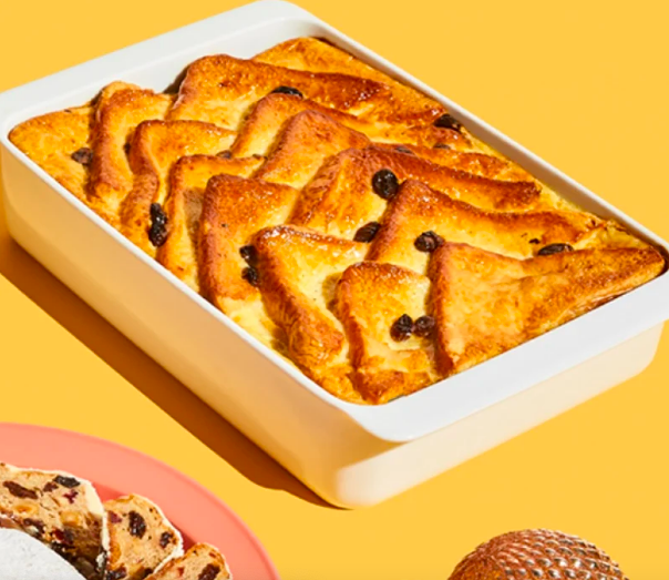 Bread & Butter Pudding with Custard