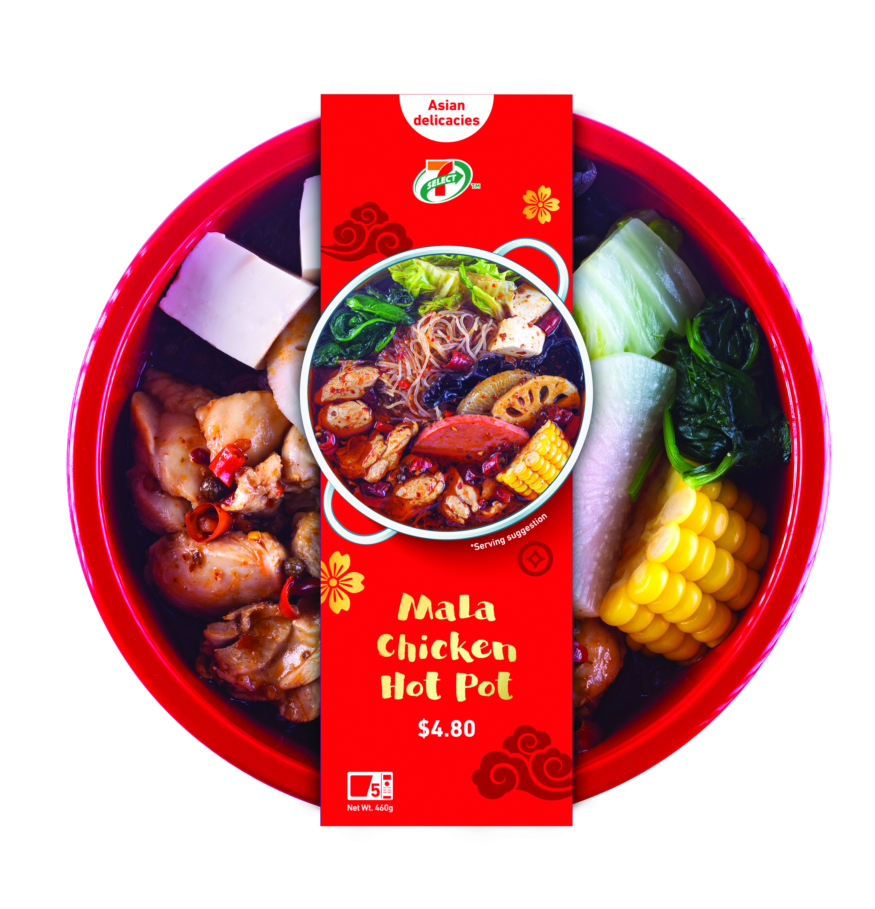 7-Eleven S’pore Launches Ready-To-Eat Personal Hot Pots, Has Mala Chicken, Tomato Seafood and Herbal Chicken - 1