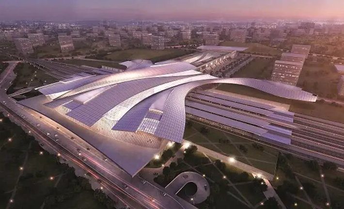 An artist's impression of a KL-Singapore High Speed Rail (HSR) station.