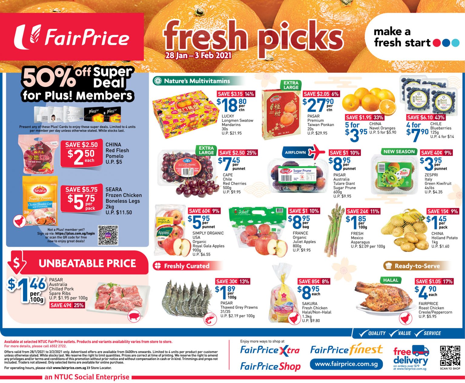 FairPrice’s fresh picks offer till 3 February 2021