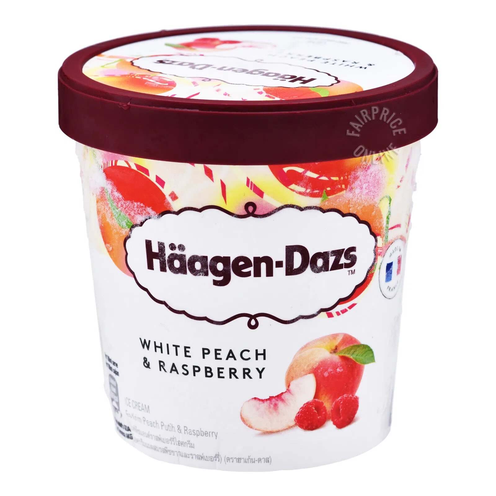Haagen-Dazs Ice Cream - White Peach & Raspberry