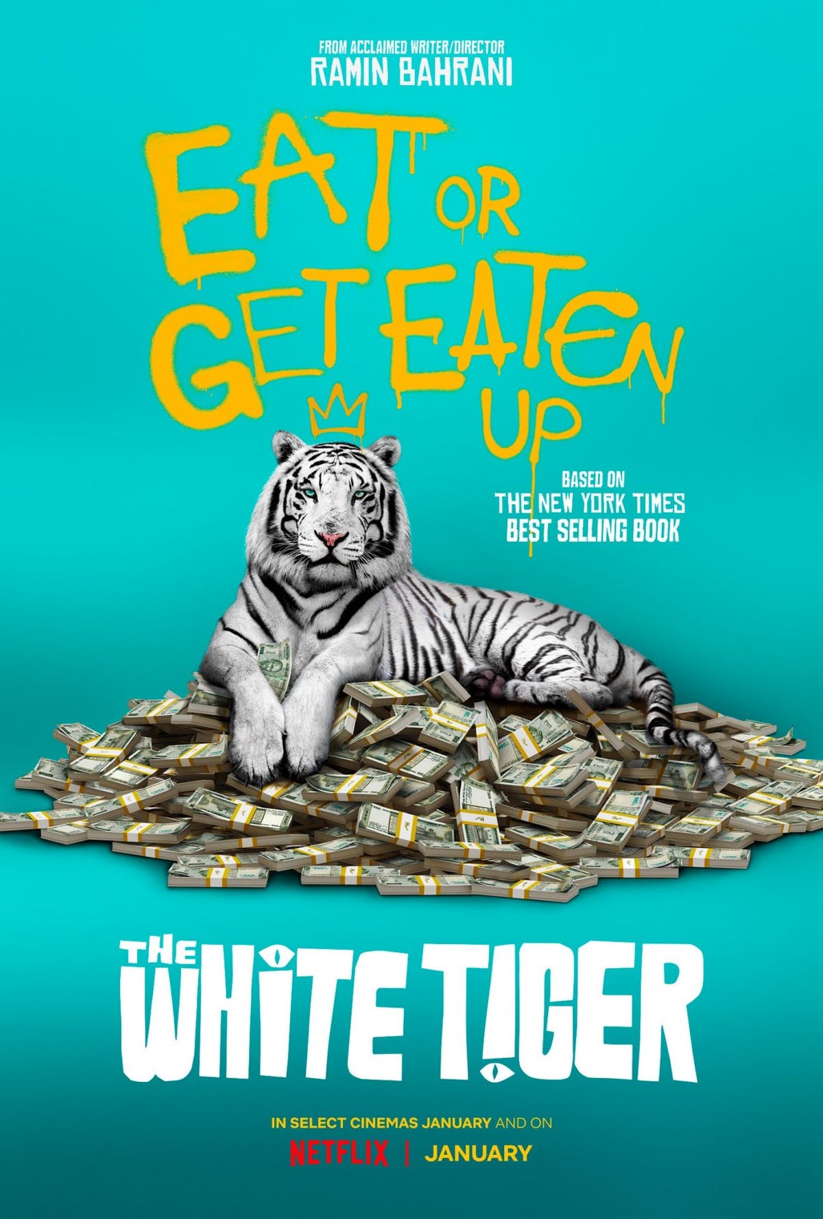 The White Tiger movie poster