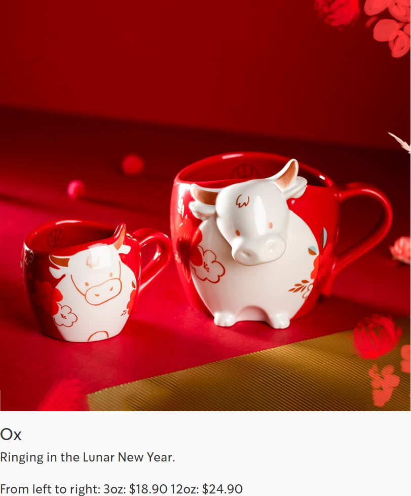 Starbucks Lunar New Year Collection Will Be Available From 4 Jan 20