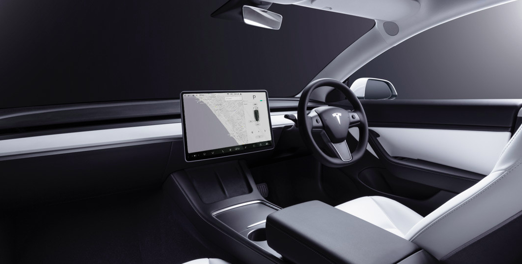 Tesla Model 3 interior Tesla Model 3 interior