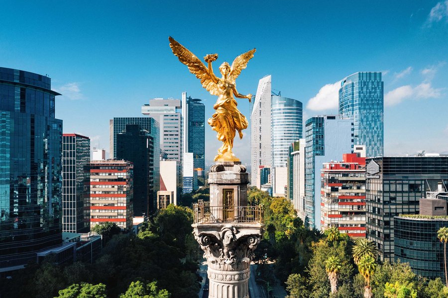 The Angel of Independence in Mexico