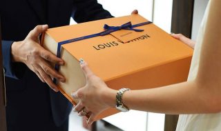 receiving a louis vuitton package