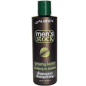 Aubrey Organics, Men's Stock, Shampoo, Ginseng Biotin , 8 fl oz (237 ml)