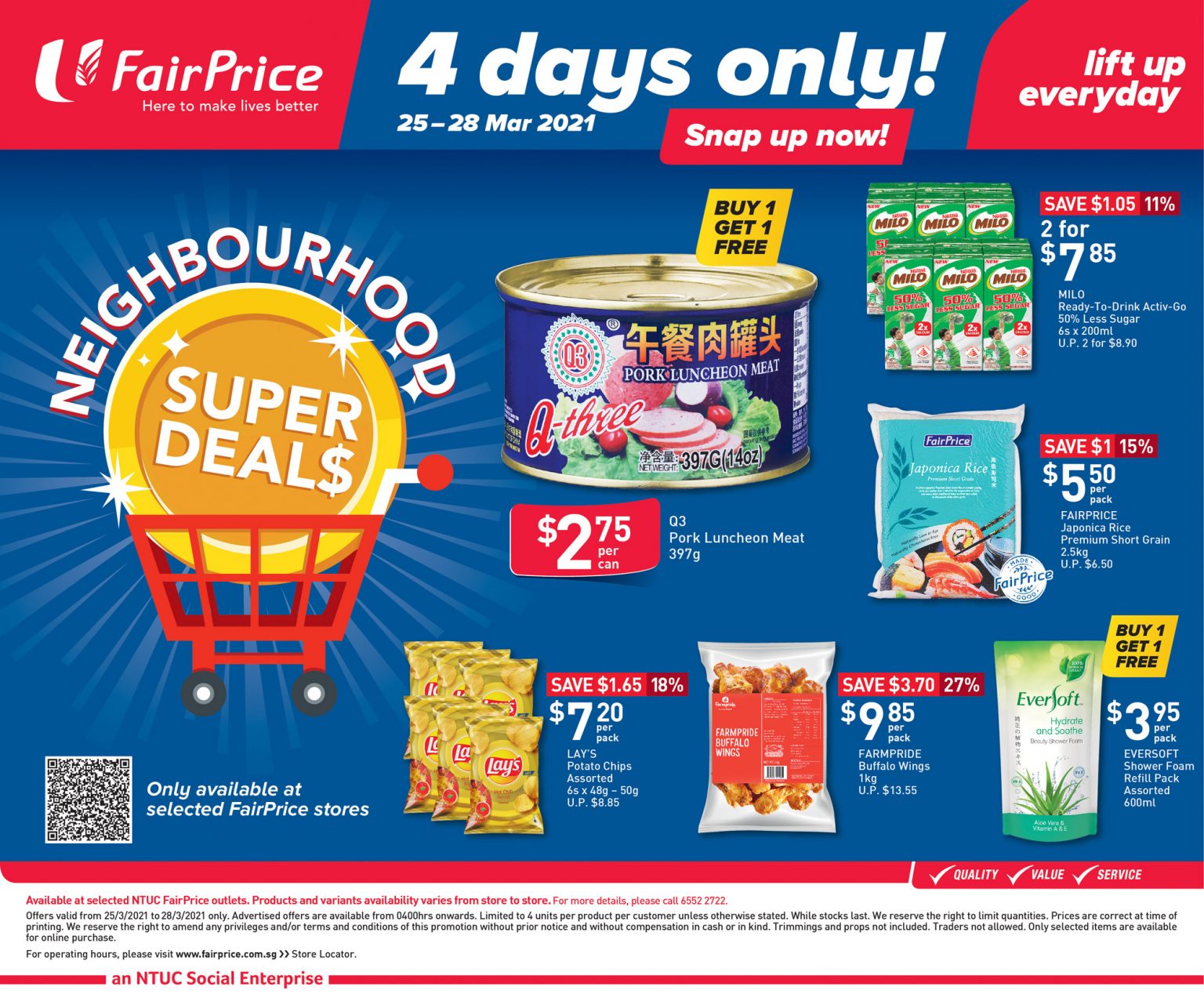 FairPrice 4-day only deals till 28 March 2021
