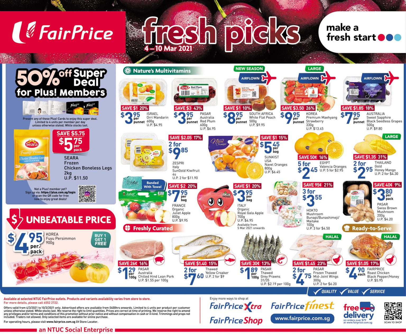 Fresh picks at FairPrice till 10 March 2021