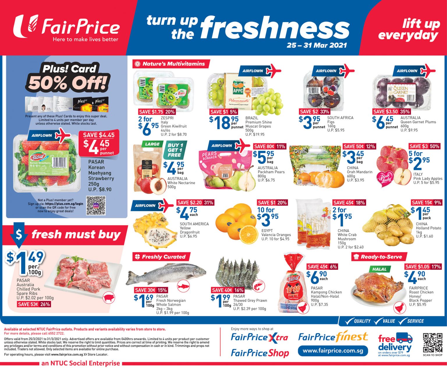 Fresh picks at FairPrice till 31 March 2021