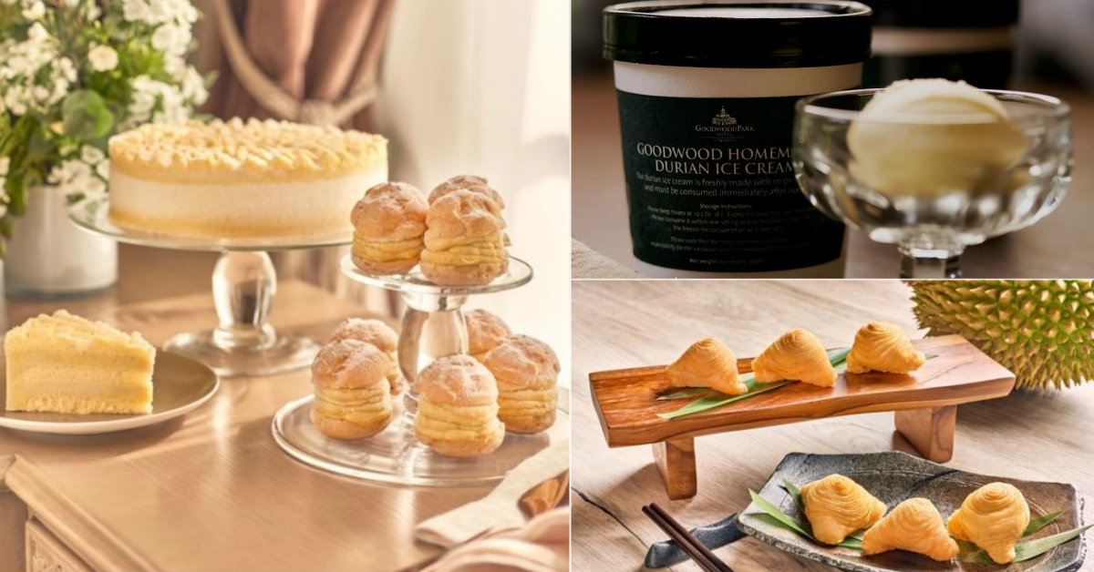 Durian Fiesta 2021 At Goodwood Park Hotel Has Deep Fried D24 Durian Pastry, D24 Pandan Waffle Cake & More (8 Mar - 1 Aug 2021)