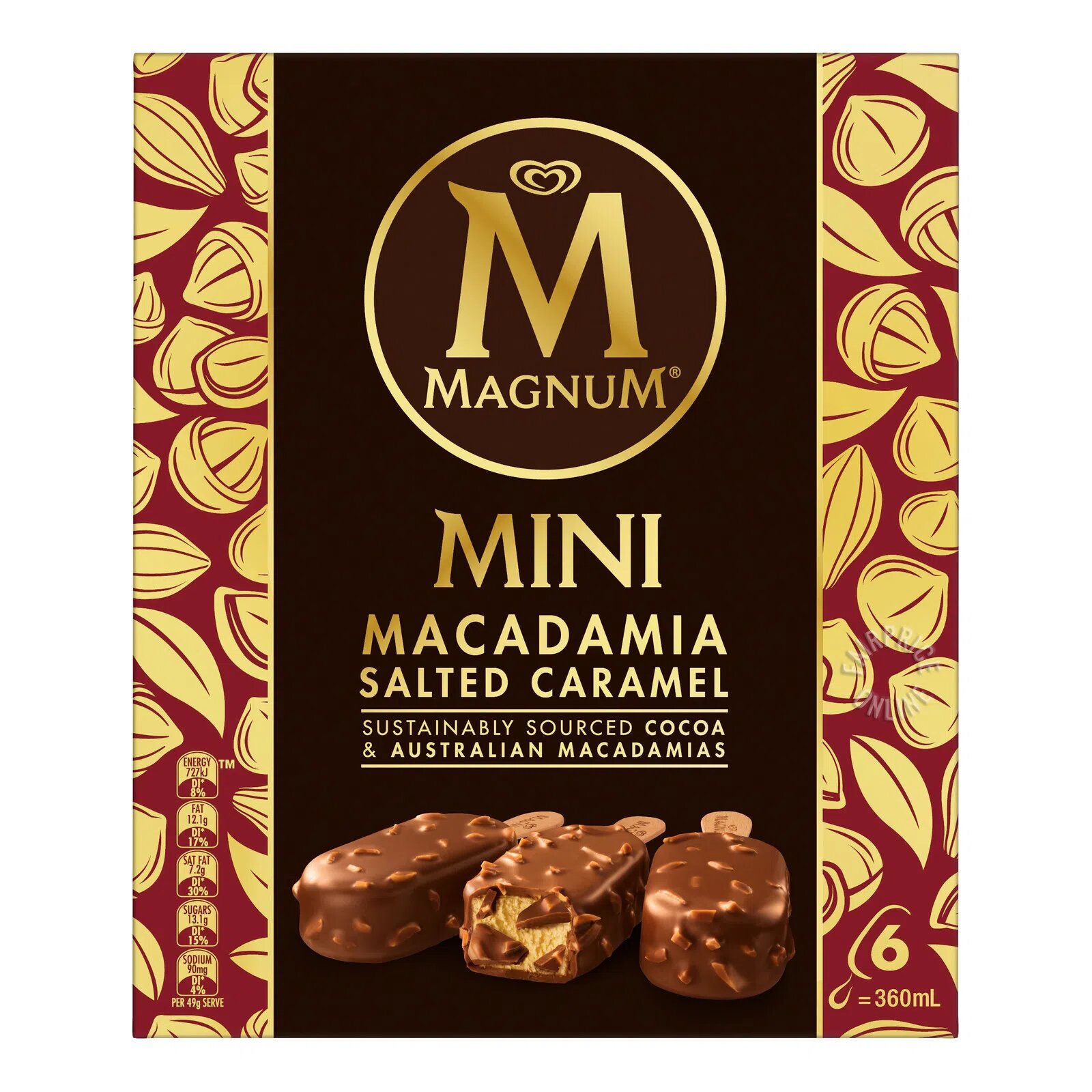 Magnum Mini Ice Cream - Macadamia Salted Caramel