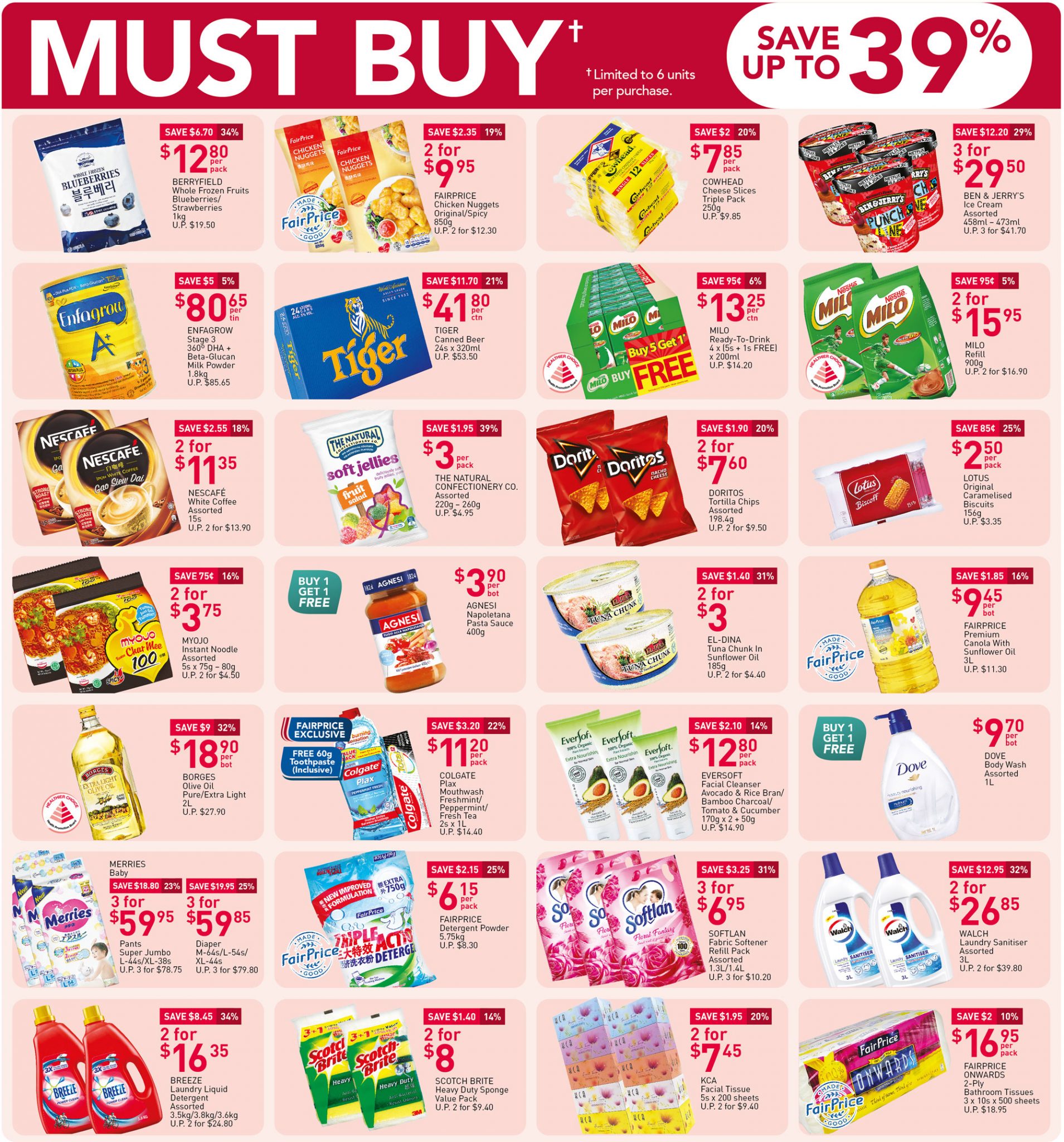 Must-buy items from now till 24 March 2021
