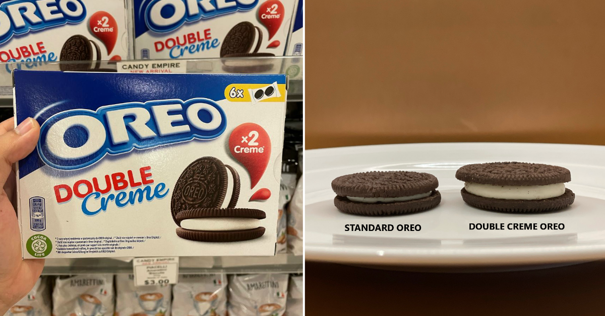 OREO with double crème filling now available in Singapore