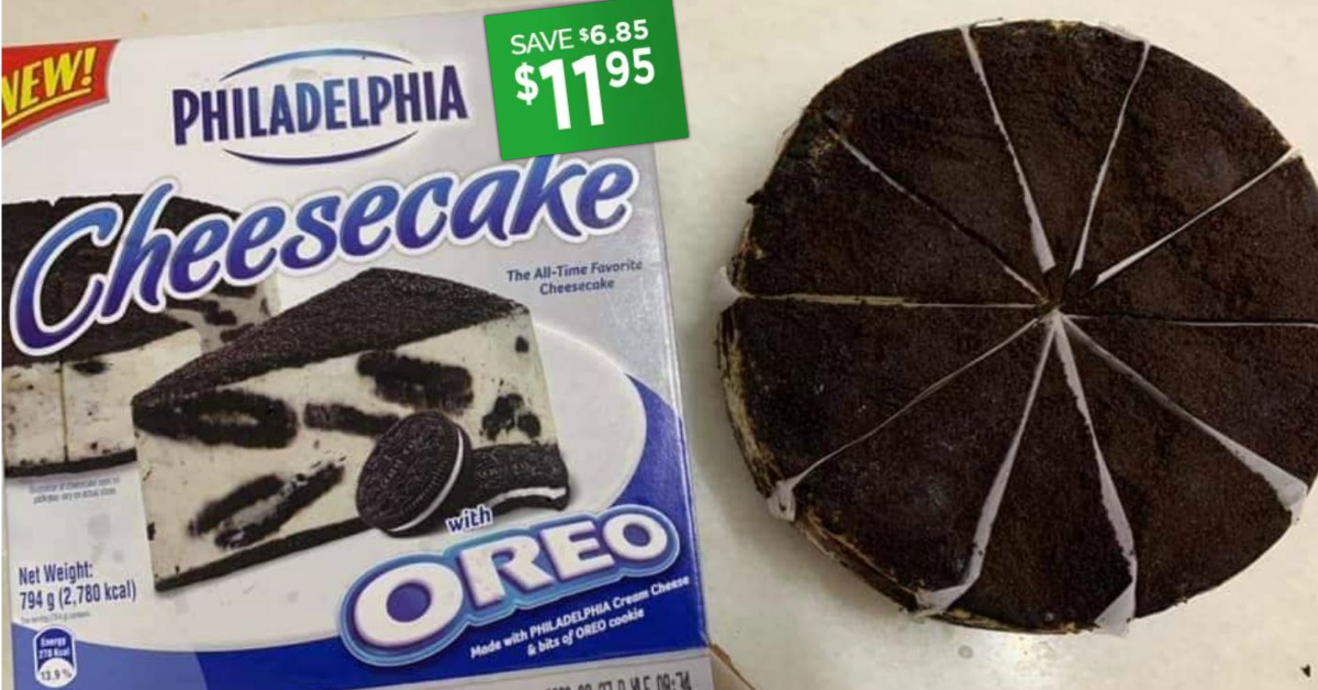 OREO Cheesecake on sale at Cold Storage for S$11.95 (U.P. S$18.80) from 4 - 10 Mar 21