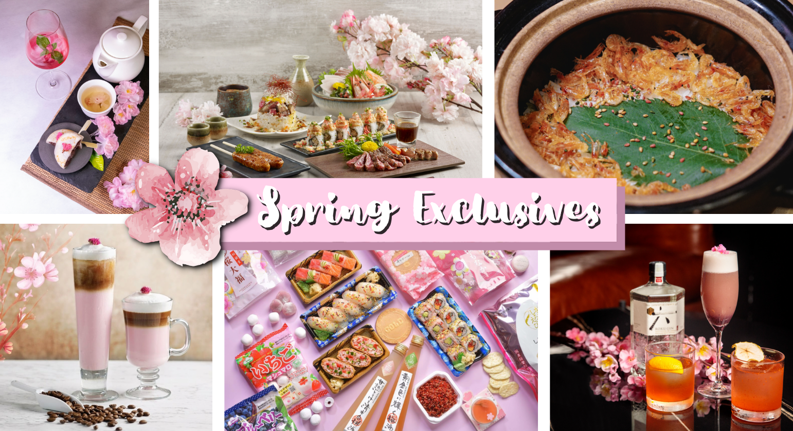 Can't Travel to Japan, these 10 F&Bs brings you Unique and Exclusive Sakura-themed Food & Drinks from just $2