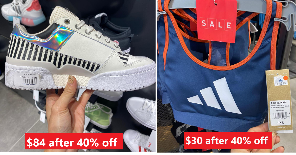 adidas offering 40% off Women's and Unisex Products from 5 to 8 Mar 2021