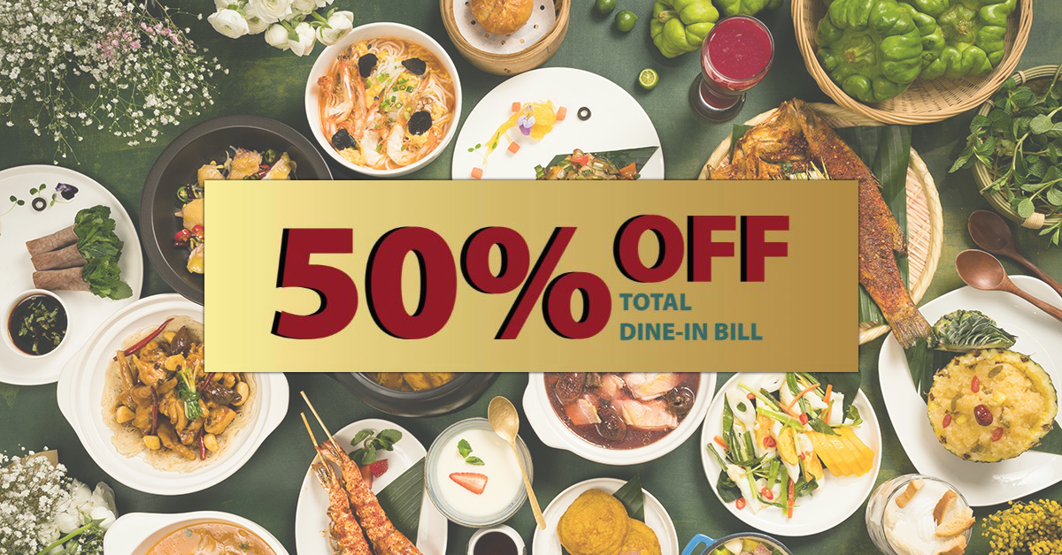 50% Off Total Dine-in Bill at YUNNANS Jewel Changi Airport from 28-29 April 2021!