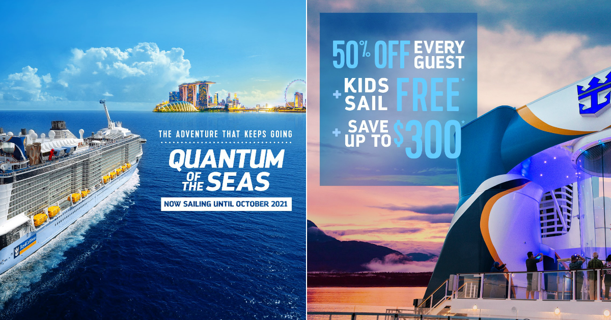 Royal Caribbean extends sailing season in Singapore, offers 50% off cruise fares and free cruise fare for kids