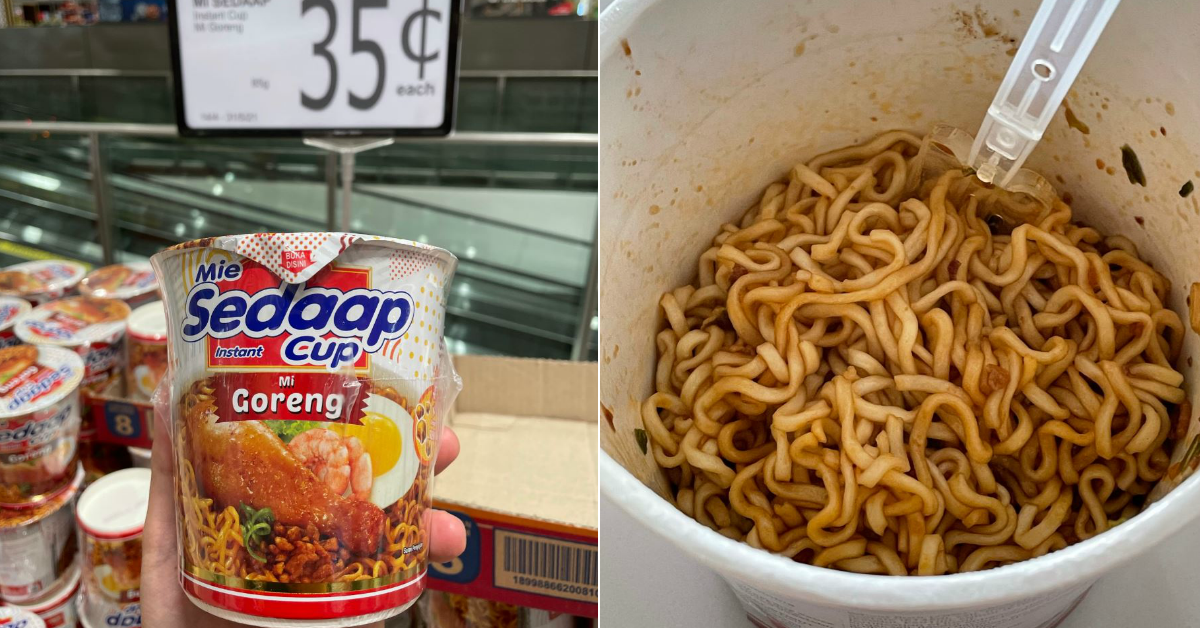 FairPrice selling Mi Goreng Instant Cup Noodles at $0.35 each from now till 31 May 2021