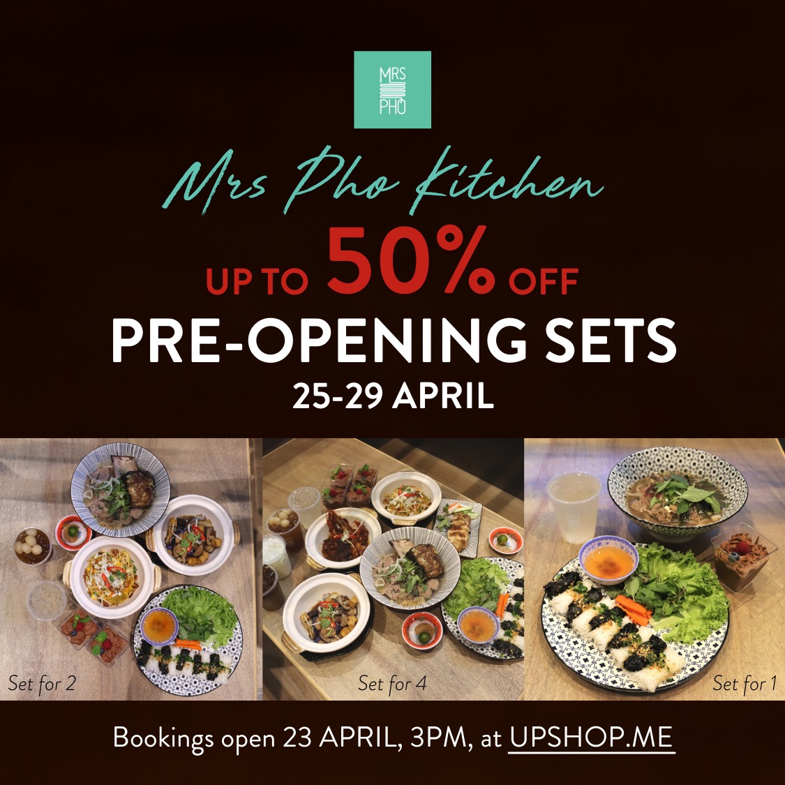 Up to 50% off deals at Tsuta Japanese Dining and Mrs Pho Kitchen when you dine from 25 to 29 April 2021 - 2