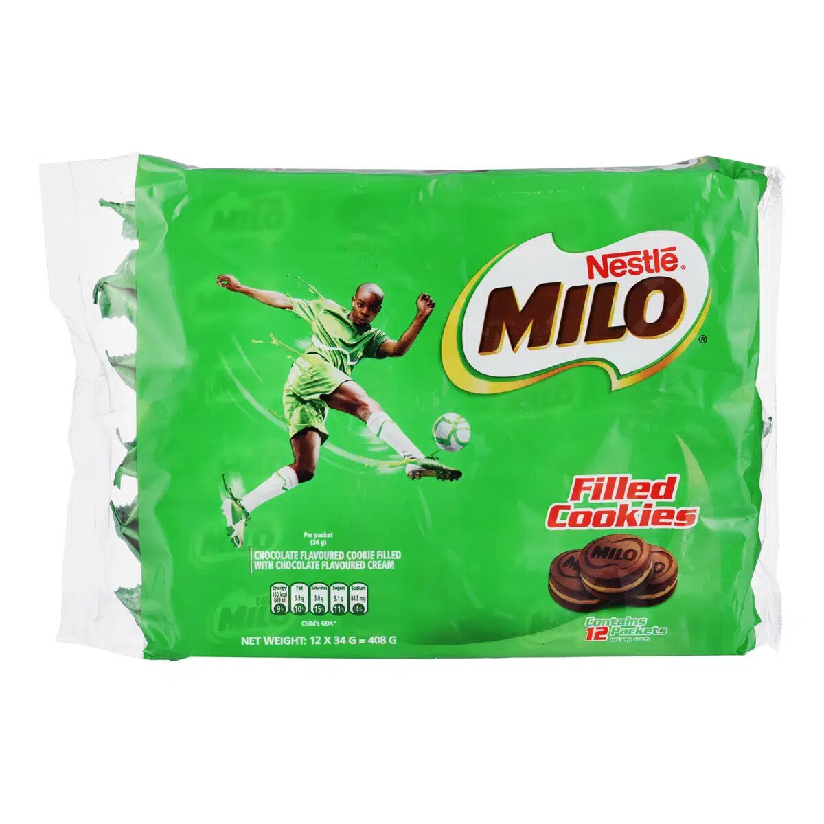 Nestle Milo Sandwich Cookie Biscuit