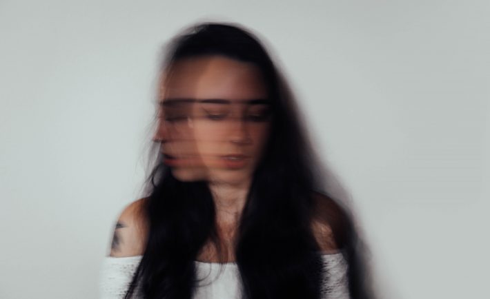 a woman with anxiety