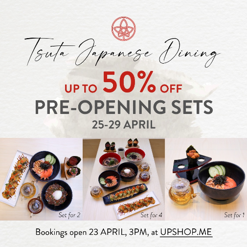 Up to 50% off deals at Tsuta Japanese Dining and Mrs Pho Kitchen when you dine from 25 to 29 April 2021 - 1