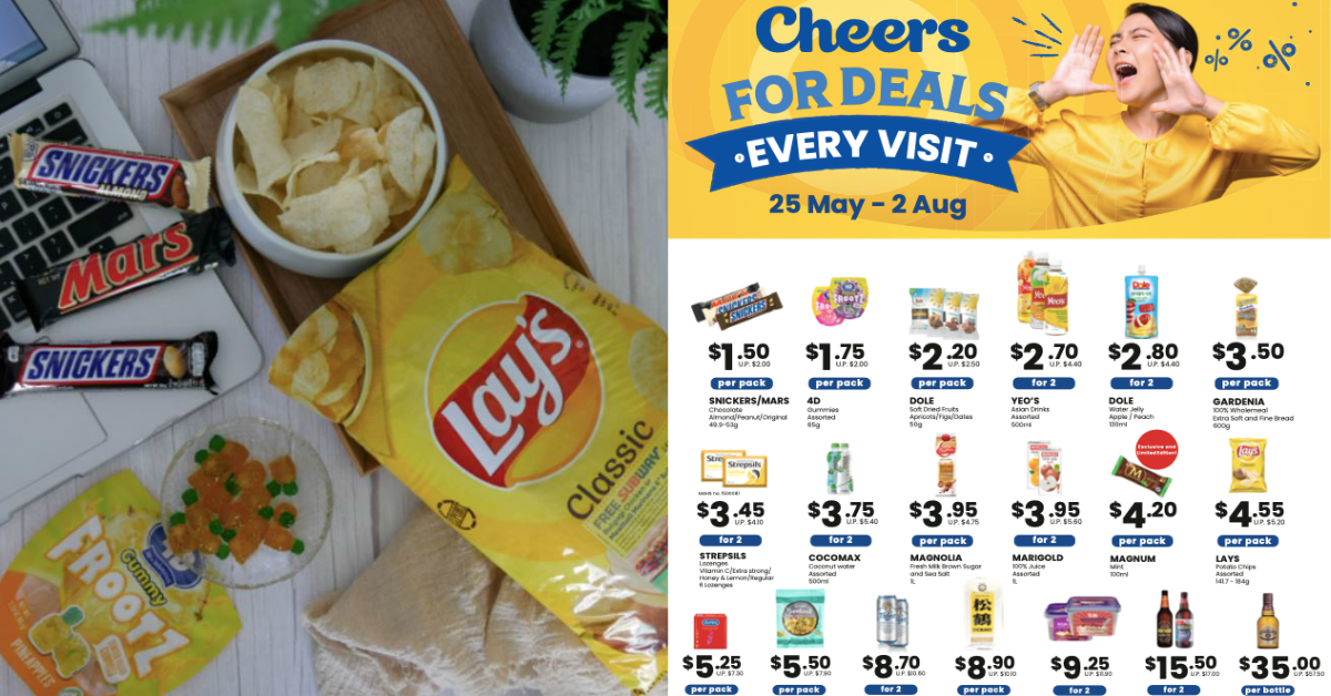 Cheers spreads Cheerful Moments with savings on over 100 products!
