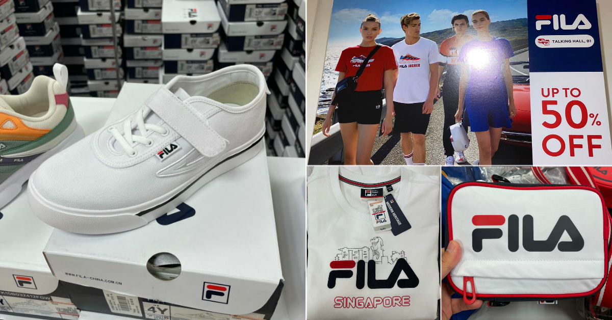 There is a huge FILA sale at Takashimaya with discounts up to 50% from now till 31 May 21