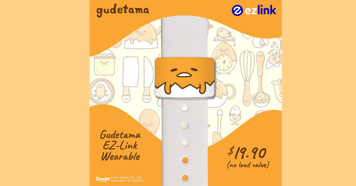 Gudetama EZ-Link Wearable now available for $19.90