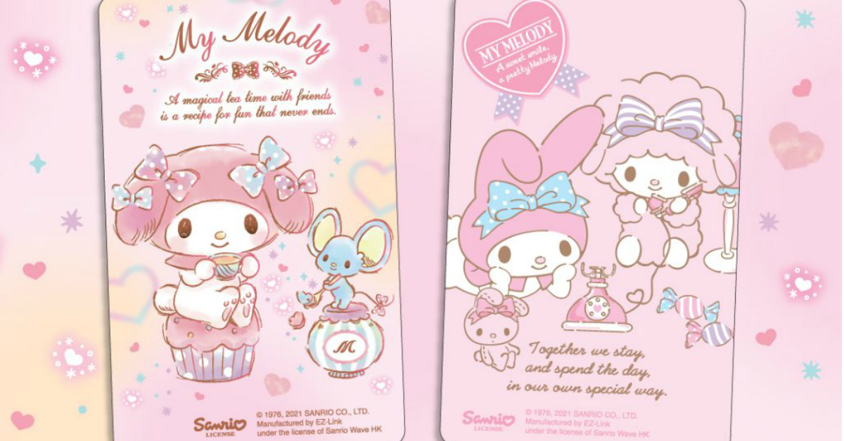 My Melody EZ-Link cards now available in two new designs