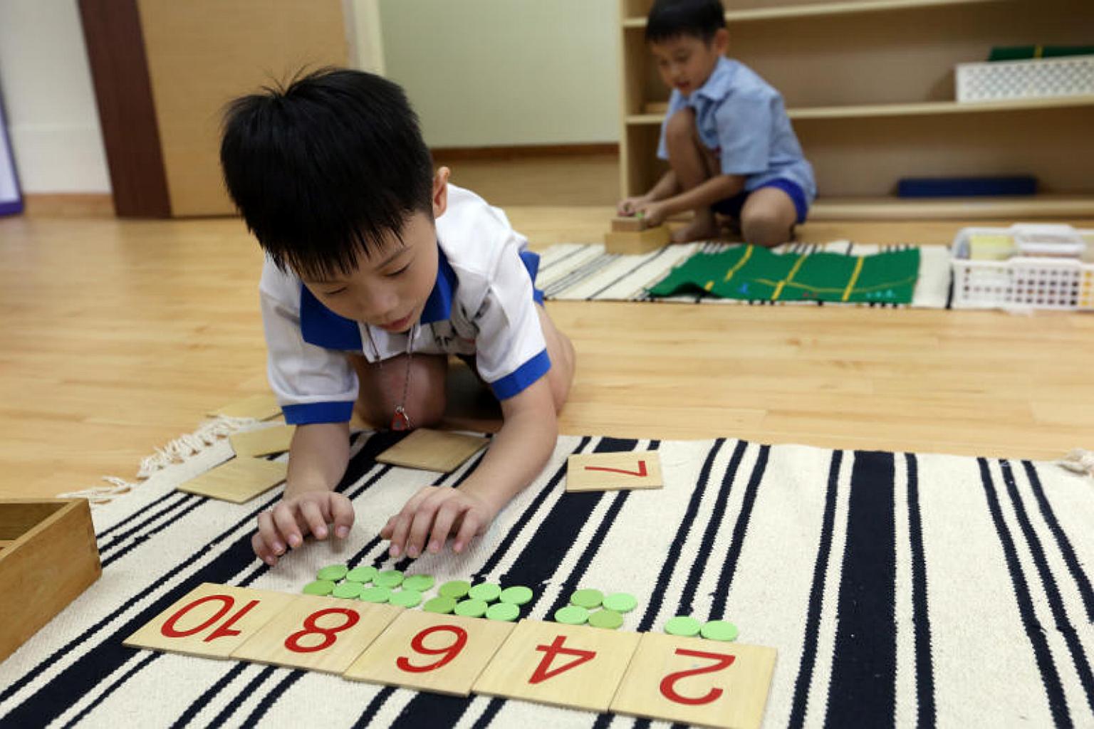 kindergarten children