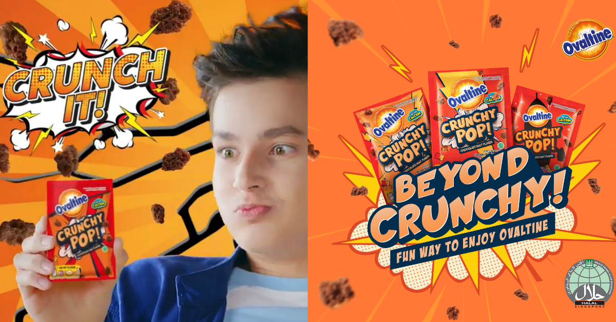Ovaltine Crunchy Pop now available at FairPrice at $7.50 a box
