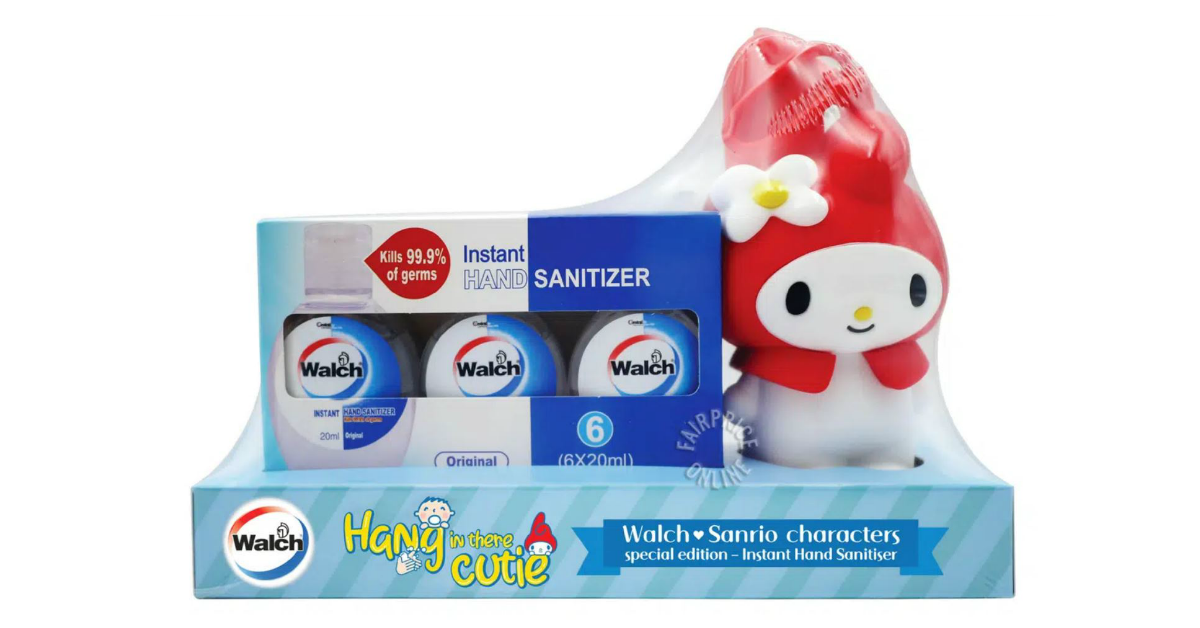 My Melody Hand Sanitisers Now Available At FairPrice Supermarket