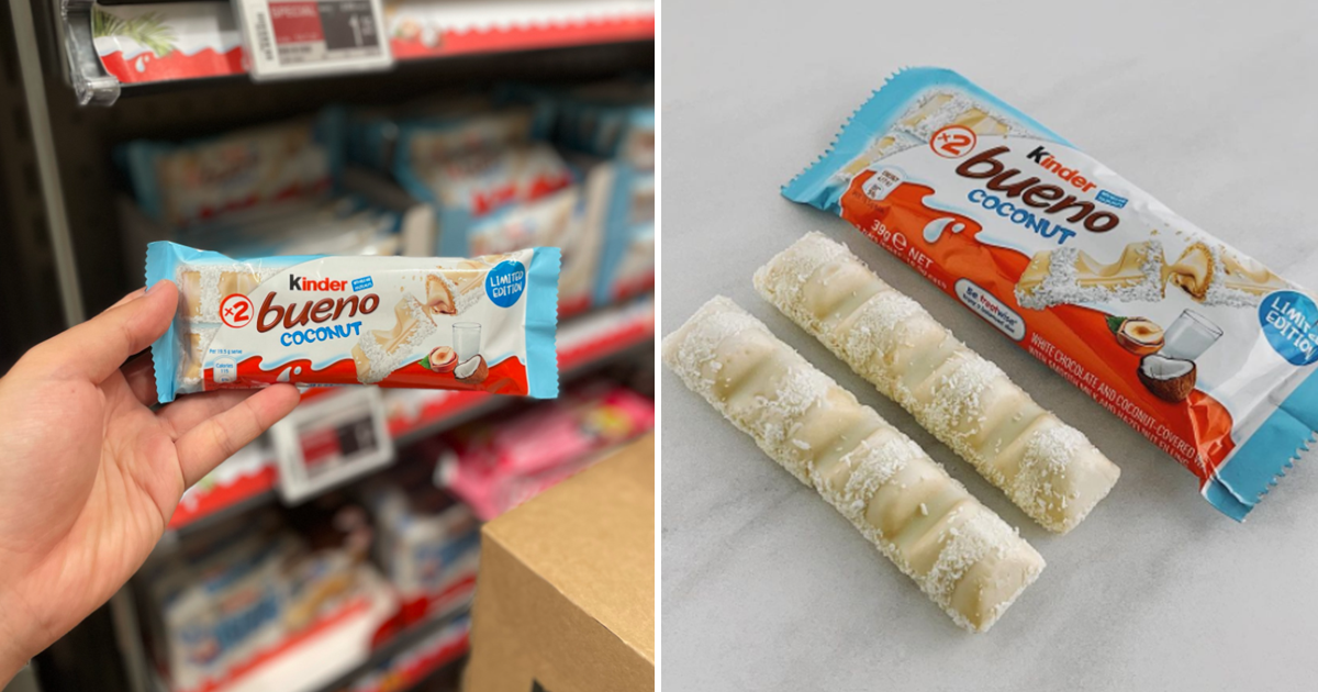 Limited Edition Kinder Bueno Coconut Now Available At FairPrice  Supermarkets