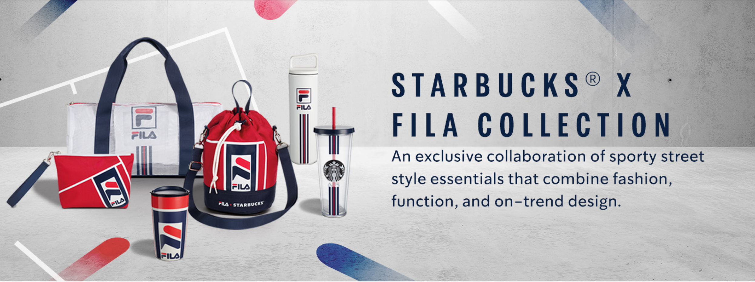 Starbucks x FILA Bags, Drinkwares and Wearable Items To Be Available From 23 July 2021