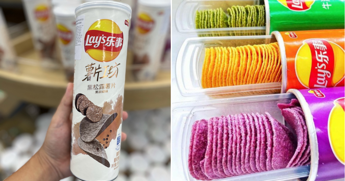 Lay's Black Truffle Potato Chips Now Available, We Also Found A Rose Petal Flavour