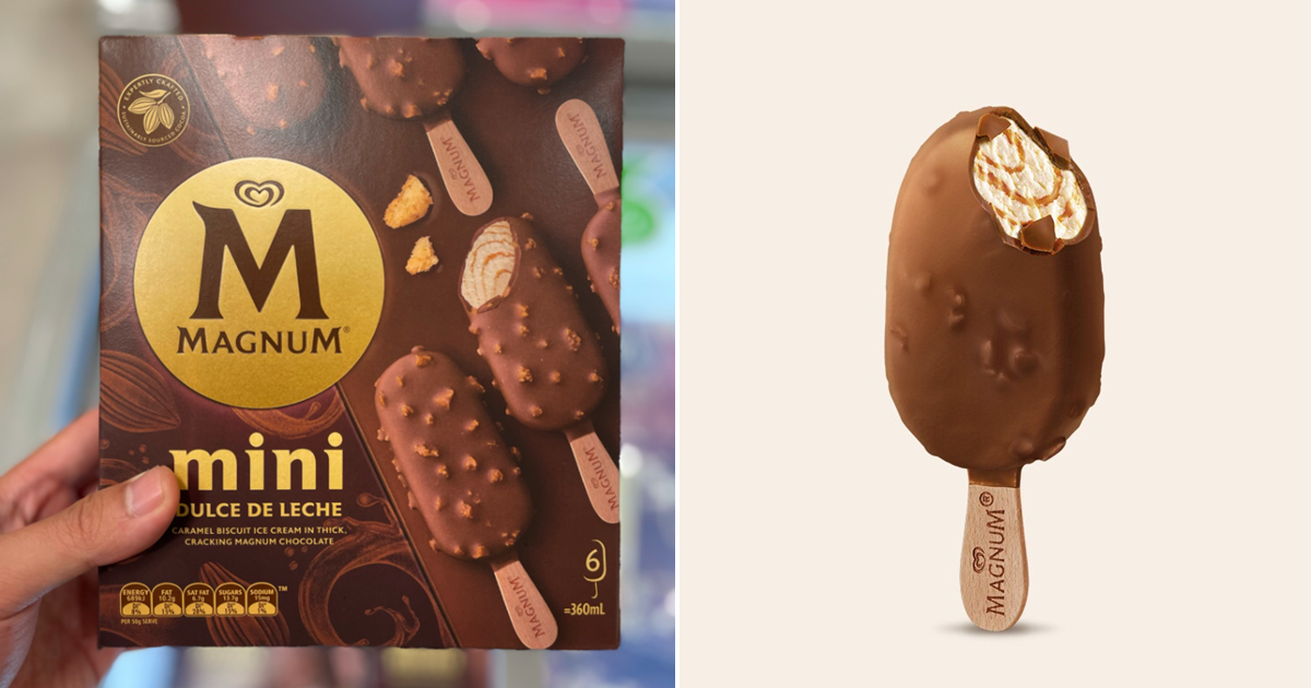 New limited edition Magnum Mini Dulce de Leche now available