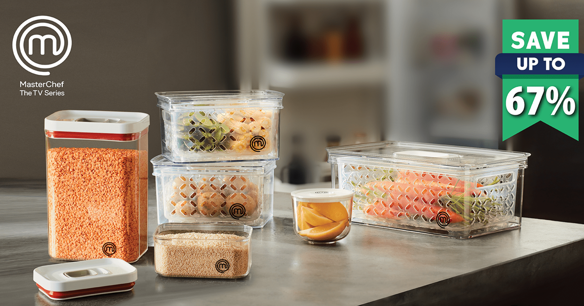 Redeem for MasterChef Food Storage Containers at Cold Storage from now till 31 Oct 2021