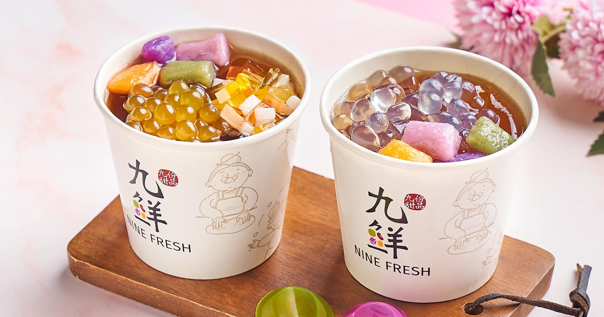 Nine Fresh offering their new Ai-Yu dessert for $3 each (U.P. $3.80) from 16 Aug to 21 Sep 21