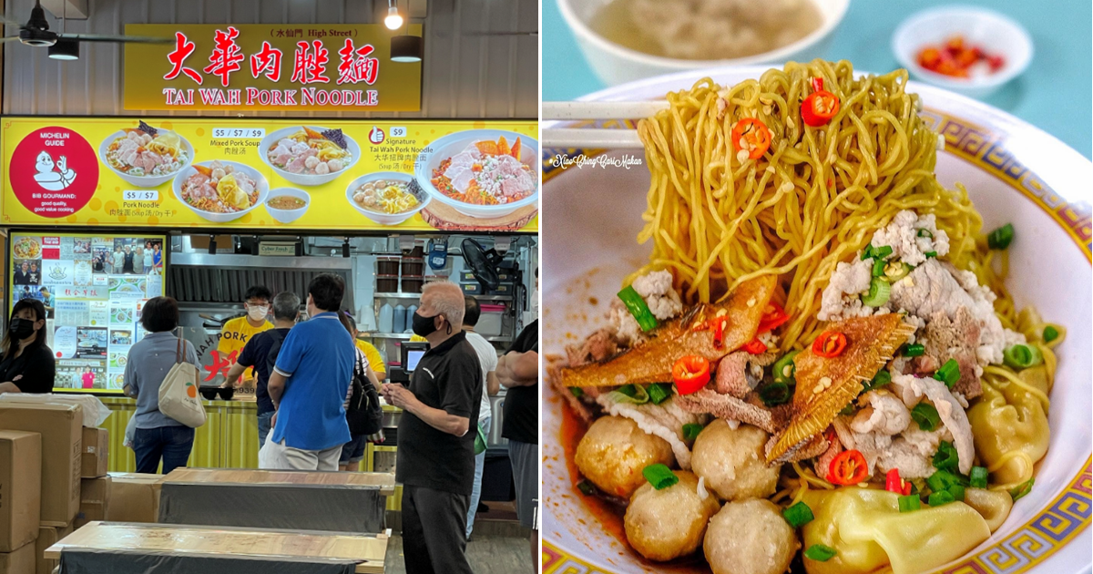 Famous Tai Wah Pork Noodle Now Opened At Bedok Central, Price Cheaper Than Hong Lim Food Centre's