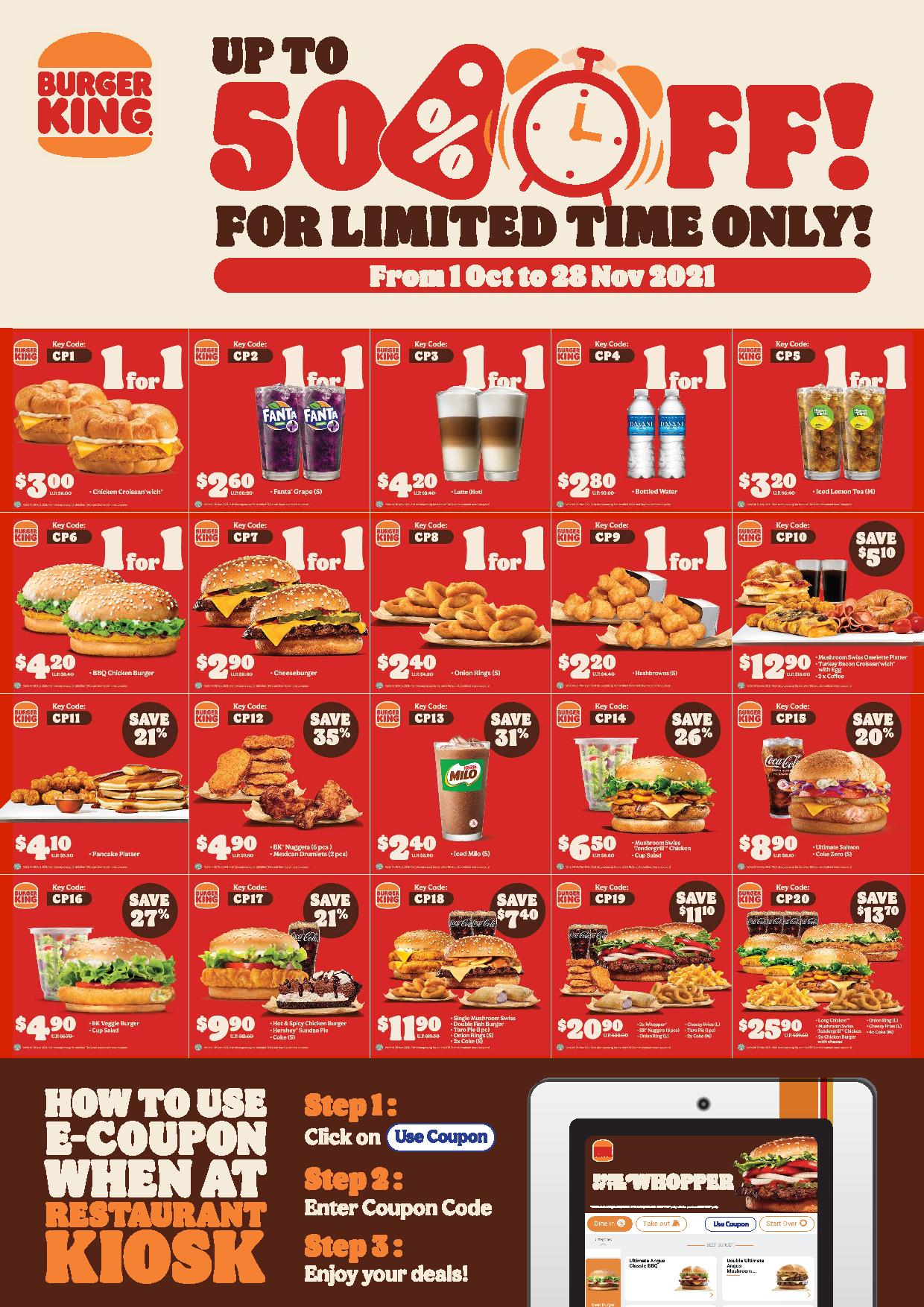 Burger king promotion today