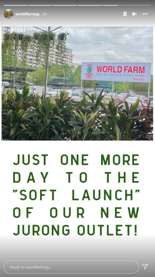 World Farm Plant Nursery To Open New Outlet At Jurong On 29 Dec 21, Gives Free Succulent With Purchase Above $20 - 1