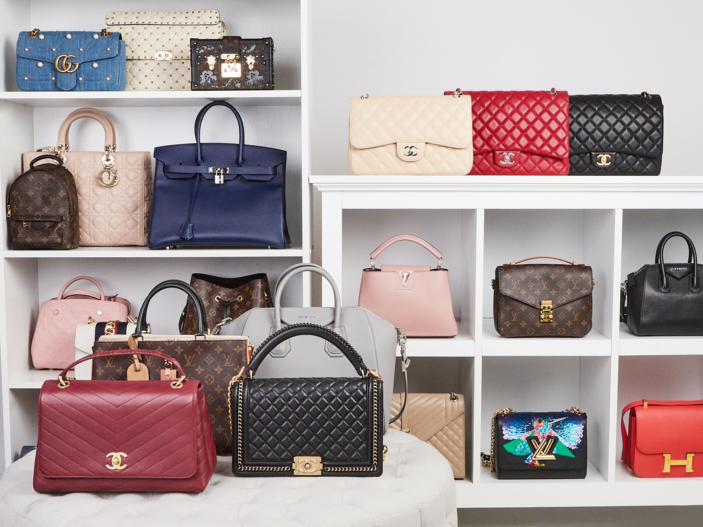 luxury bags of different brands